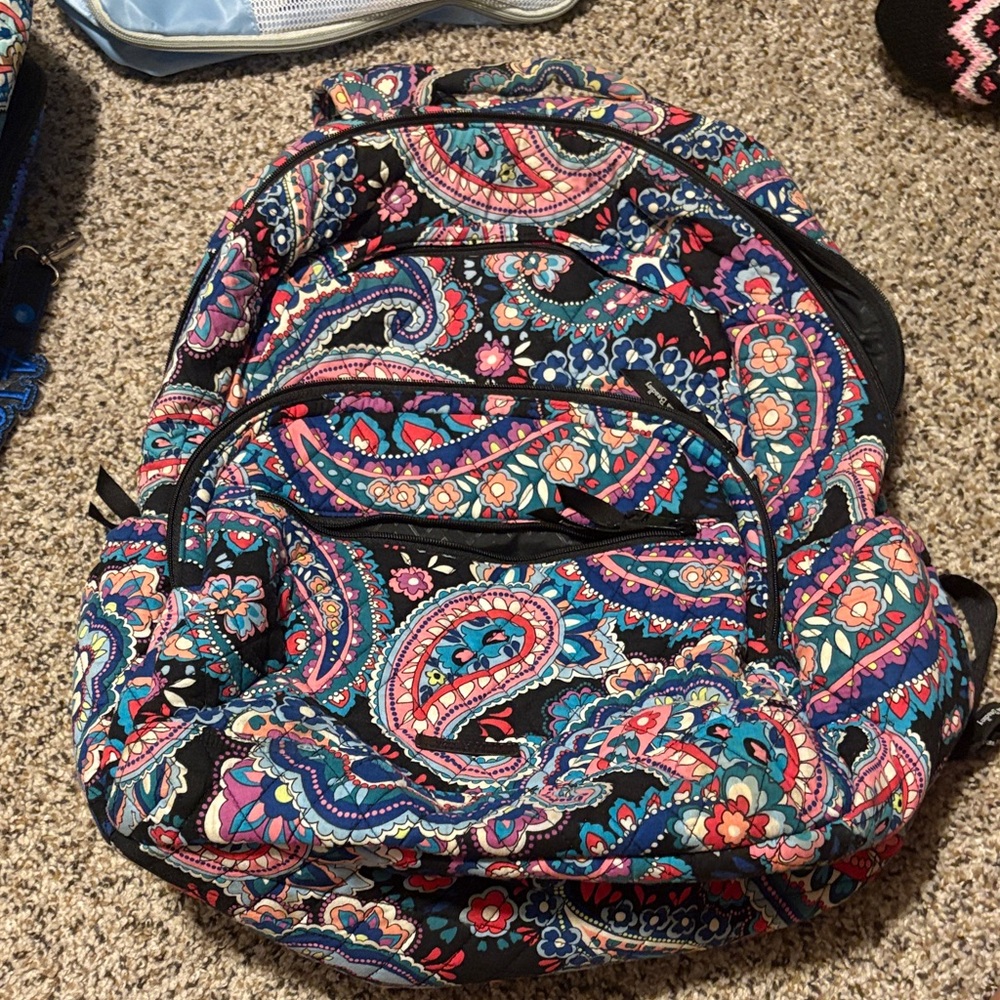 Vera Bradley Multicolor Paisley Backpack